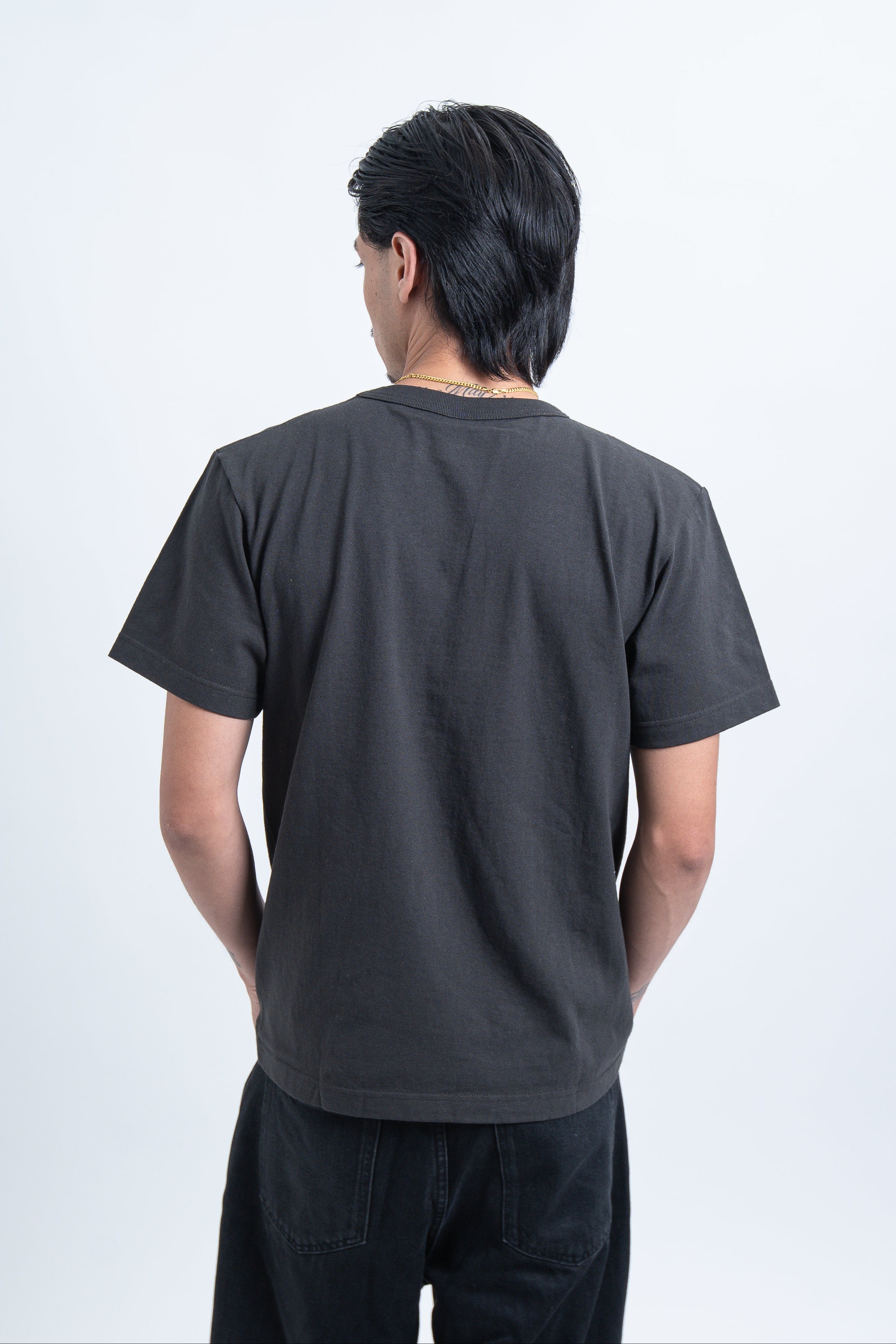 Printstar OET 5.8oz SMOKE Black Heavyweight Cotton Tee | 200GSM 16/S Premium Structured Fit & Durable Japanese Quality