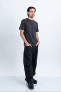 Printstar OET 5.8oz SMOKE Black Heavyweight Cotton Tee | 200GSM 16/S Premium Structured Fit & Durable Japanese Quality