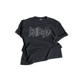 Chicosci Logo Heavyweight Cotton Tee - Washed Black