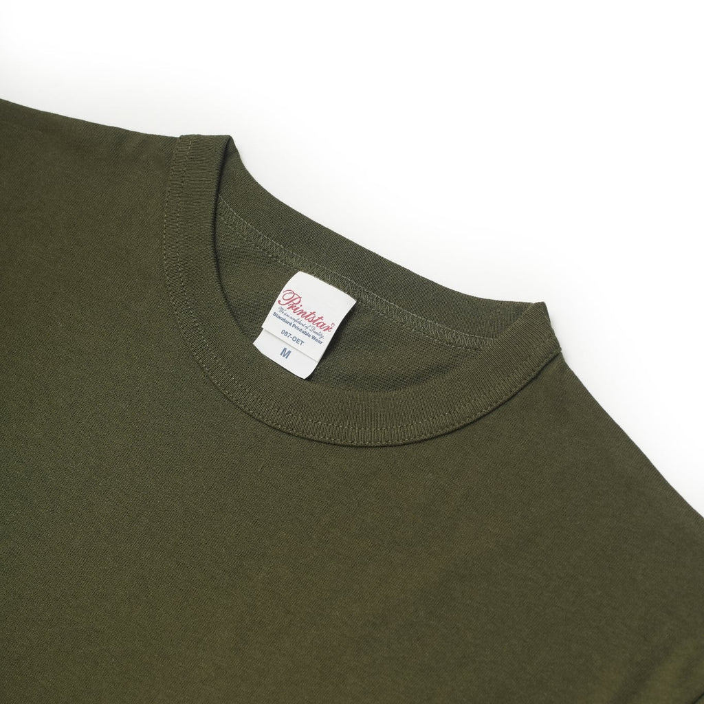 Printstar OET 5.8oz COLORED Heavyweight Cotton Tee | 200GSM 16/S Premium Structured Fit & Durable Japanese Quality